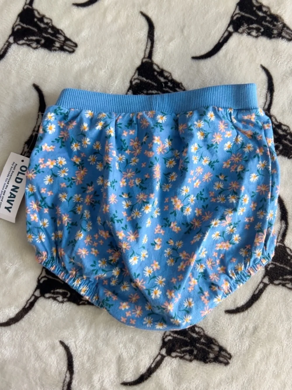 NWT Old Navy Baby Girl 3 Piece Floral Bloomer Top Bib Set 6-12M